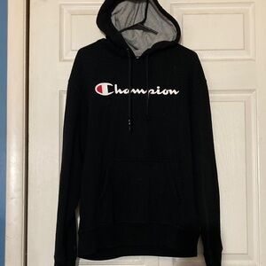 Champion Black Hoodie M